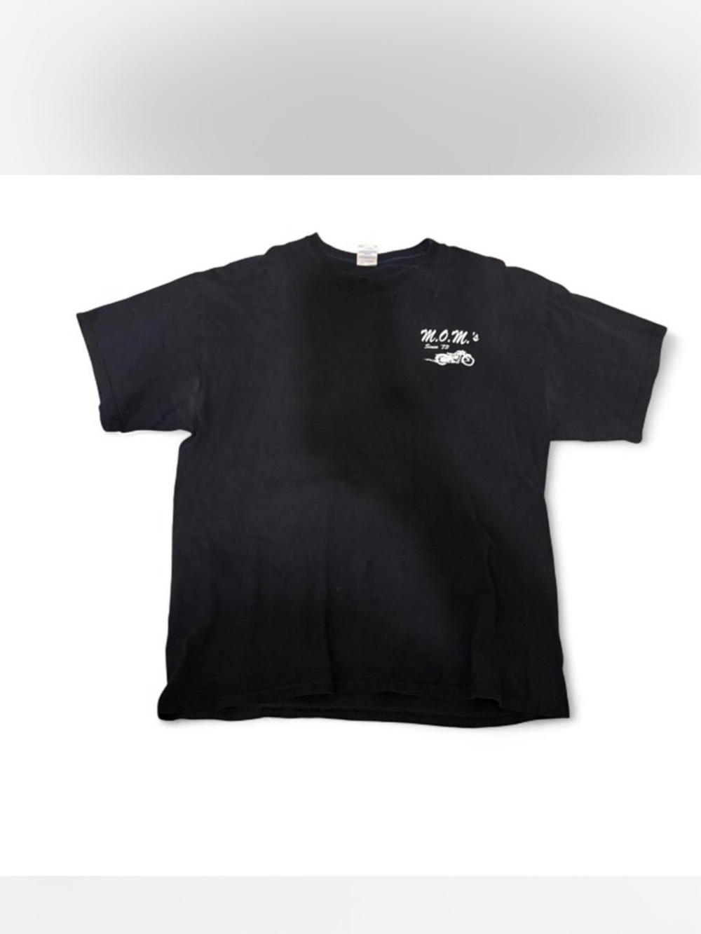 Black M.O.M.'s Logo Tee